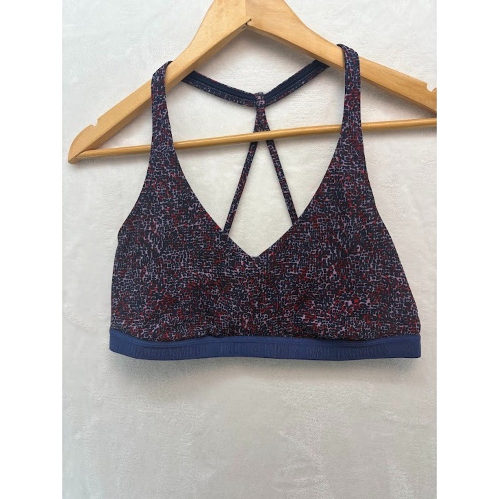 Under Armour Women's Sports Bra Light Coverage Patterned Raceback Size Small